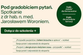 VOD Pod gradobiciem pytań. Spotkanie z dr hab. n. med. J. Woroniem w temacie bólu brzucha i alergii.