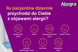 Ilu pacjentów dziennie przychodzi do Ciebie z objawami alergii? - MINI SZKOLENIE
